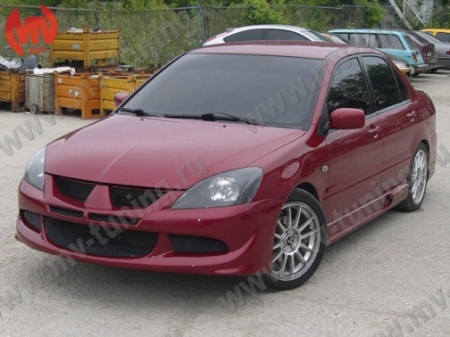 Стеклопл.Бампер передний Mitsubishi Lancer IX в стиле EVO